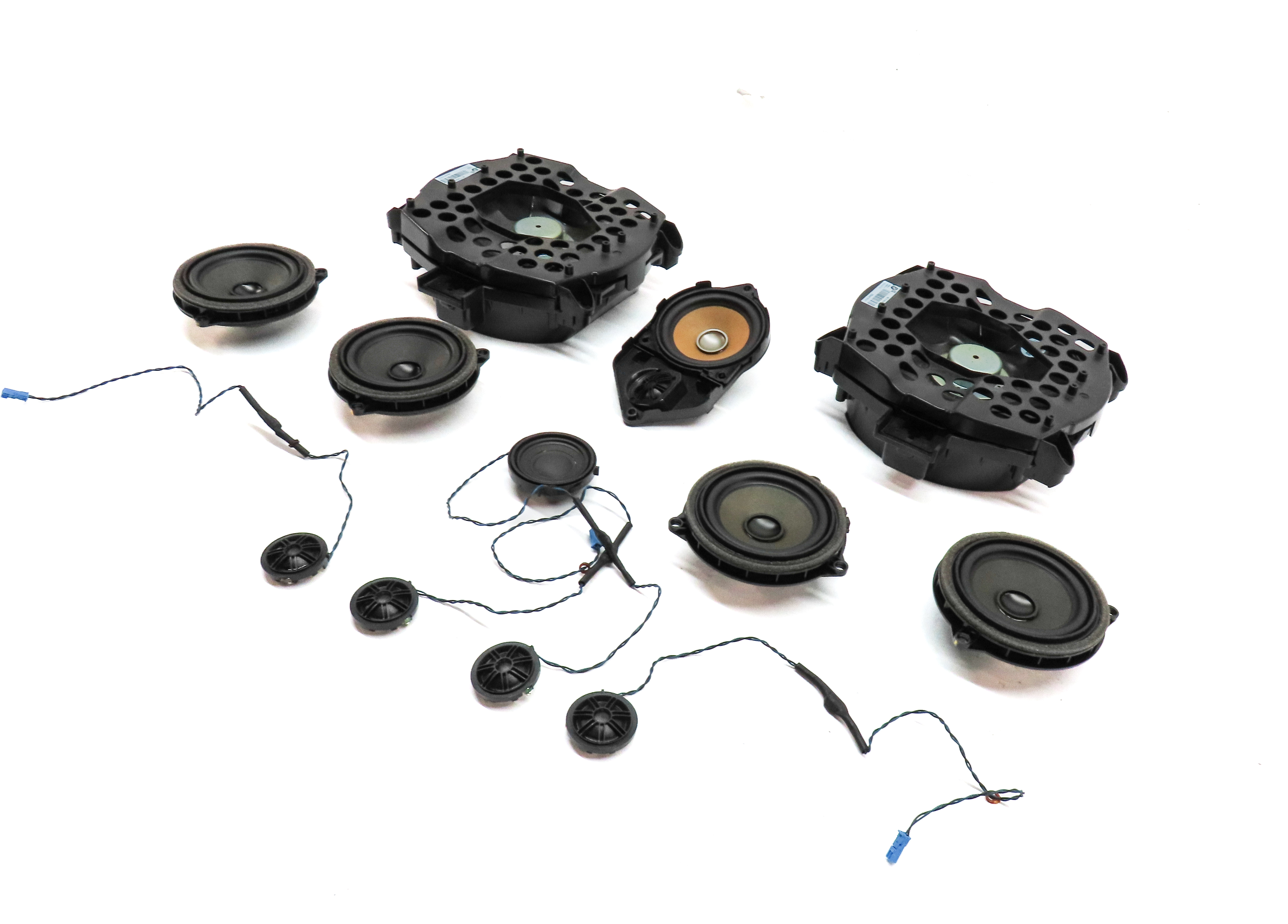 2015 BMW X3 (F25) RADIO STEREO AUDIO SUB SUBWOOFER TWEETER SPEAKER SET-12 — exact item pictured